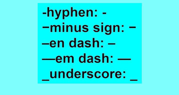 hyphen (هایفن)