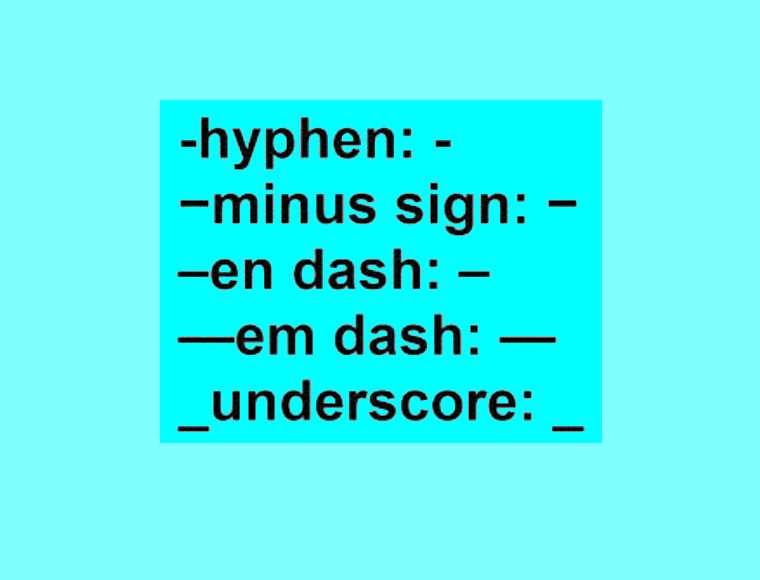 hyphen (هایفن)